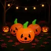 Bolsa de Lámpara de Aceite Inflable de Halloween Linterna de Calabaza Calavera PVC Linterna de Pony Fiesta Accesorios Divertidos Adornos Luminosos