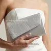 Bolso de Mano de Noche de Moda Transfronterizo, Bolso de Mano de Moda de Nicho para Mujer, Bolso Rectangular de Color Sólido Plegado, Bolso de Estilo Europeo y Americano Vintage