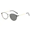 Nueva tendencia gafas retro anti-luz azul para hombre marco de gafas de metal de moda marco de gafas simple para miopía comercio exterior Wholesale