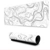 Mouse pad elétrico grande para competição, mouse pad grosso com linhas grossas e almofada de mesa grande para meninos e idosos