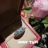 Joia Íris Grega Arco-Íris Pedra Colar Jantar de Casamento Fantasia Menta Mambo Gymnopus Brincos