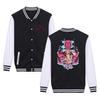 Sudadera de pareja Hot Jujutsu Kaisen Spell Battle transfronteriza con forro polar, traje de béisbol para hombres y mujeres