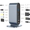 Dock de Expansão Transfronteiriço Hub Tipo C 3.0 4K60Hz Porta de Rede Sdtf Fábrica OEM Personalizado Estoque Pronto Enviado em 48 Horas