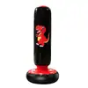 Columna de Boxeo Inflable para Niños Dinosaurio Volteador Saco de Boxeo PVC Engrosado Relleno de Agua Juguete Vertical Entrenamiento en Casa