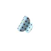 Material PVC Ponto Azul Presilha de Garra Toque de Luxo Coque na Parte de Trás da Cabeça Presilha Tubarão Estilo Coreano Temperamento Presilha de Ponto Azul para Rabo de Cavalo