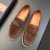 Comercio Exterior ZNA Mocasines Vintage Mate Transpirables Suela Suave Slip-On Zapatos para Conducir para Hombre Transfronterizos Tallas Grandes Zapatos para Hombre
