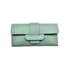 Billetera para Mujer 2025 Simple Color Puro Hebilla Grande Estilo Largo 70% de descuento Billetera Estilo Fresco Pequeño 70% de descuento Billetera Larga