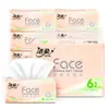 Papel de Seda Jierou 3 Capas 110 Hojas 6 Paquetes Sin Perfume Facial para el Hogar Adecuado para Bebés Servilletas Venta al por Mayor