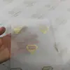 Papel de copia impresión logo corte listo para usar empaque de ropa papel de pera punto papel de copia