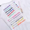 Nuevo Llavero Mini de Cuentas DIY Color Caramelo Colgante Lindo Cadena para Mochila de Mujer Joyería al por Mayor en Stock