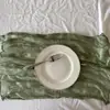 Guardanapo de tecido amassado estilo boêmio 50*50cm decoração de mesa para festa de casamento jogo americano guardanapo amassado de comércio exterior