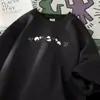 Camiseta de Manga Corta con Estampado de Panda Rojo tipo Waffle para Hombre, Nueva Tendencia de Verano Juvenil, Casual Holgada de Media Manga