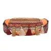 Bolsa de Peito com Franjas Estilo Étnico Retrô Personalizada Nova Moda 2025 Bolsa de Cintura Simples Moda Patchwork Bolsa de Ombro