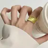 Anillo de Plata de Ley 925 Simple Dulce Fresco Flor Otoño Invierno Nuevo Anillo para Mujer ins Sensación de Alta Gama Anillo de Junta Abierta Ajustable