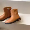 Botas western estilo retrô, com aspecto desgastado, para crianças, coleção outono/inverno, botas Martin infantis, botas para meninas, botas de equitação para meninos, botas de couro