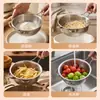 Colador de arroz de acero inoxidable, filtro para leche de soja, colador para jugos y sésamo, herramienta casera para lavar arroz de cocina, colador de fideos ultrafino