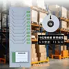 Ranura para Tarjeta de Material de Almacén Estante para Tarjetas de Material de Almacén Estante para Tarjetas de Control de Materiales Tarjeta de Inventario Tablero de Tarjetas Estante para Tarjetas de Material Plástico