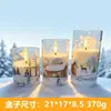 Velas electrónicas LED navideñas, luces de ambiente de simulación para fiestas, decoraciones de boda, luces nocturnas para exteriores controladas por control remoto, hechas a medida