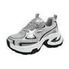 Zapatillas de Papá para Mujer 2026 Verano Nuevas Versátiles de Suela Gruesa que Aumentan la Altura Transpirables de Malla Súper Modernas Casuales Sneakers Moda Ins