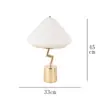 Lámpara de Mesa de Vidrio Decorativa para Sala de Estar, Lámpara de Mesita de Noche para Dormitorio, Lámpara de Diseñador de Lujo Minimalista Nórdico, Modelo Creativo