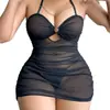 Europeu e Americano Novo Amazon Transparente Sexy Renda Lingerie Camisola Tanga Traje Paixão Comércio Exterior Transfronteiriço