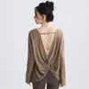 Ropa de Yoga para Mujer Set Cubierta Deportiva 2026 Nuevo Otoño Pilates Espalda Impresionante Hermosa Ropa de Entrenamiento Fitness Pantalones Tiburón
