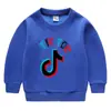 Suéter cruzado para niños otoño e invierno 2020 estilo occidental nuevo TikTok con forro de terciopelo abrigo de invierno cálido