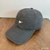 Boné de beisebol bordado doce e fofo para todos os jogos Pequeno Amor Masculino e Feminino Estilo Coreano Soft Top Sunshade Cap