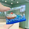 Criatividade Nunca Afunda Titanic Garrafa à Deriva Ornamento de Mesa Navio Pirata Garrafa de Areia Movediça Preenchida com Óleo Presente
