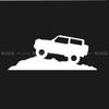 Adesivos de carro AliExpress transfronteiriços de comércio exterior, adesivos personalizados criativos de aventura para janela de carro, adesivos de para-choque decorativos