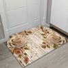 Felpudo de estilo europeo para puerta de entrada, hogar, cocina, sala de estar, baño, antideslizante, para dormitorio, recortable