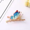 Lugar de Celebridad de Internet 9 Colores Mariposa Pintada Elegante Pasador Antiguo Parte Trasera de la Cabeza Cabello Tocados Pinza de Tiburón Pinza de Agarre Tocados Femeninos