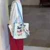 Nueva Bolsa de Lona para Niños con Estampado de Dibujos Animados Lindos, Bolso de Hombro Único para Niños Pequeños y Bebés, Bolsa Tipo Cubo para Snacks de Gran Capacidad para Salidas