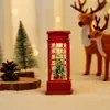 Luzes de Vela Luminosas de Natal, Pequenos Lampiões de Vento Criativos, Luzes Noturnas, Enfeites de Mesa, Coleção de Decorações de Presente de Natal para Crianças