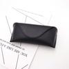 Estuche para Gafas, Estuche Negro de Cuero para Gafas, Estuche Suave para Gafas de Sol, Portátil, Resistente a la Presión, Suministro Directo del Fabricante, Cierre Magnético