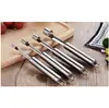 Herramienta descorazonadora de dátiles rojos de acero inoxidable para uso doméstico, herramienta multifuncional para quitar las semillas de dátiles, dátiles lácteos y espino, herramienta de cocina para quitar y pelar los huesos de los dátiles
