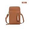 Suporte processamento de geração de provas para mapear amostra bolsa de celular PU de grande capacidade personalizada bolsa de ombro mensageiro serigrafia LOGO
