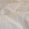 Tela Jacquard Rayada de Algodón Puro con Pequeños Patrones Florales de Japón y Corea, Adecuada para Ropa Infantil, Cortinas, Vestidos y Proyectos DIY