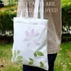 Kit de Materiales DIY de Flores Secas para Estampar con Sello de Planta Herramientas Set de Tela Bolso Flores y Plantas Estampado