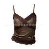 Camisola Original 3002/M051 de Encaje con Puntos, Agradable a la Piel, Cepillado, Sin Costuras, Copas Fijas, Espalda Bonita