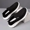 Sapatos de Tecido com Solado Macio para Homens, Sapatos Slip-On Respiráveis de Outono, Sapatos Versáteis para o Trabalho, Sapatos de Tecido, Sapatos Casuais Masculinos