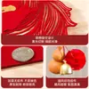 Decoración de Boda con Carácter de Doble Felicidad para el Hogar, Pegatinas para Puerta de Entrada, Artículos de Decoración para Sala de Estar y Dormitorio, Pegatinas de Carácter de Doble Felicidad con Peces Koi