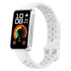 Adequado para Pulseira Huawei 10 Pulseira Representativa Cor Pura TPE Pulseira com Furos Pulseira de Relógio Huawei Band 8/9/10