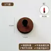 Gancho de Porta de Madeira de Nogueira, Gancho de Roupa de Madeira Maciça Sem Furos, Cabide de Roupa de Parede com Adesivo Forte, Estilo Moderno Minimalista