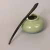 Mercadorias genuínas Pente de ébano pente de alto padrão diy estilo antigo acessórios de cabelo com balanço passo Pente de madeira novo estilo chinês adorno de cabeça feminino