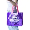 Bolsas de mano transparentes de PVC personalizadas transfronterizas, bolsas de compras para tiendas de ropa de lotes pequeños, bolsas de regalo co-branded de IP de apoyo a celebridades