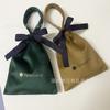 Bolsillo de Terciopelo Lisi en stock Bolso de Mano de Terciopelo Verde Oscuro Empaque de Regalo Cosmético Instrumento de Belleza Bolsa de Terciopelo