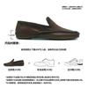 Mocasines de Verano 2025 Transpirables de Cuero Suave Suela Blanda para Hombre Casual Slip-On Zapatos para Conducir Zapatos Beanie de Moda