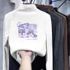 Camiseta interior térmica de forro polar con cuello semitortuga para niña para otoño e invierno, camiseta de manga larga con cuello redondo para bebé y niño para primavera y otoño