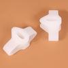 Separador de Polegar de Silicone Real, Separador de Dedos do Pé de Silicone com Duas Aberturas, Separador de Dedos do Pé, Corretor de Dedos sobrepostos
